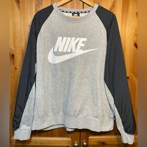 Nike Sportswear Hybrid Fleece Crew Sweatshirt gray Men’s XL